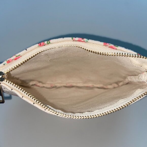 Sezane Rose Print Makeup Pouch - Picture 4 of 4